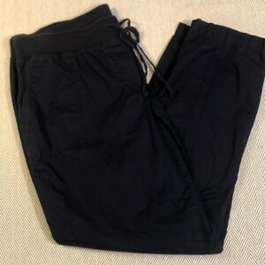 TALBOTS  Sz 16W 100% cotton Navy Blue pants, lightweight. Pre Worn Used